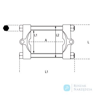 Ściągacz do łożysk (odklejacz) zakres pracy 30-220 mm, dł. 410 mm, 1534 Beta