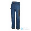 Spodnie dżinsowe 7530 z domieszką streczu, wzmocnienia Oxford, niebieskie, roz. 46 Beta
