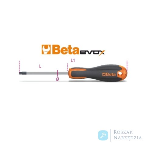 Wkrętak Evox TORX z otworem T40x262 mm, 1208E/RTX Beta