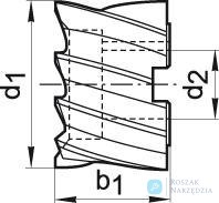 Wiertło rdzeniowe krótkie KBK HSS, chwyt Weldon 60/30mm BDS