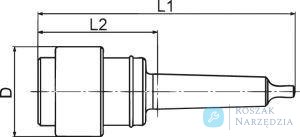 Rozwiertak maszyn. DIN208TiN,kszt.B,18,0mm BECK