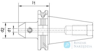 Poglebiacz z czopem prowadzacym HSS, wlk. 2 51mm GFS