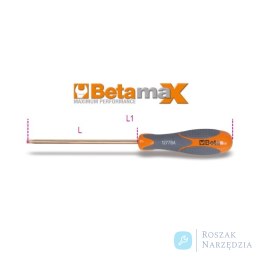 Wkrętak nieiskrzący CU-BE TORX T10x75 mm, 1277BA Beta