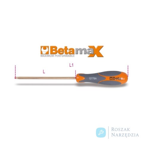 Wkrętak nieiskrzący CU-BE TORX T10x75 mm, 1277BA Beta Wkrętak nieiskrzący CU-BE TORX T10x75 mm, 1277BA Beta