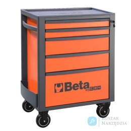 Wózek narzędziowy 5 szuflad 588x367 mm, pomarańczowo-ciemno-szary, RSC24/5-O Beta