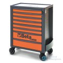 Wózek narzędziowy 8 szuflad, wzmocniony blat ABS, kolor pomarańczowy, maks. 800 kg, RSC24/8-FO Beta