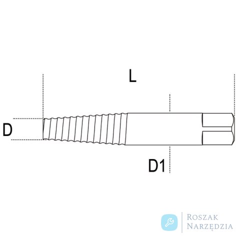 Wykrętak do śrub 11-14 mm, dł. 75 mm, 1430 Beta