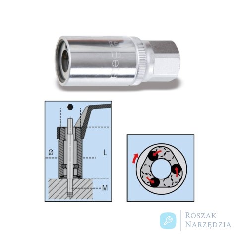 Wykrętak rolkowy do szpilek M10.5, L 70 mm, 1433 Beta