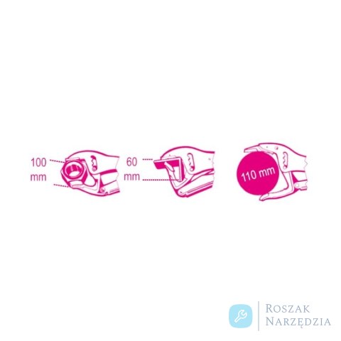 Szczypce Morse'a nastawne samoblokujące 270 mm, 1051L Beta