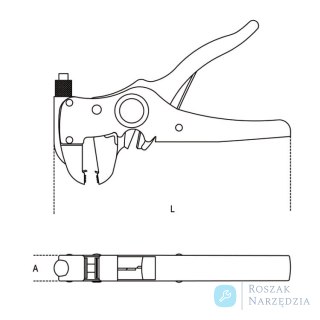 Szczypce do ściągania izolacji 0.2-6mm², 1149F Beta