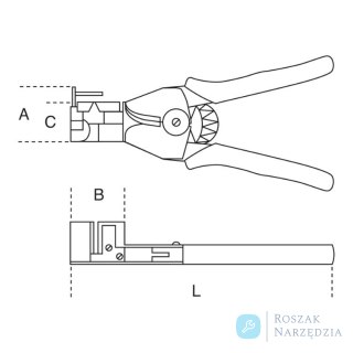 Szczypce do ściągania izolacji 0,5-6 mm², 1143 Beta