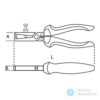 Szczypce do ściągania izolacji 0,5-6 mm² izolowane 1000V, 1142MQ/160 Beta