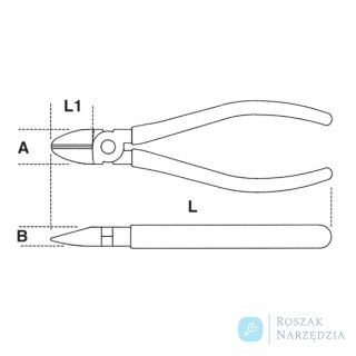 Szczypce tnące boczne izolowane 1000V 140mm, 1082MQ/140 Beta