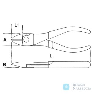 Szczypce tnące boczne wzmocnione izolowane do 1000V 200 mm, 1084MQ/200 Beta