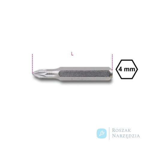 Bit 4 mm PZ0x27 mm, 1256PZ Beta