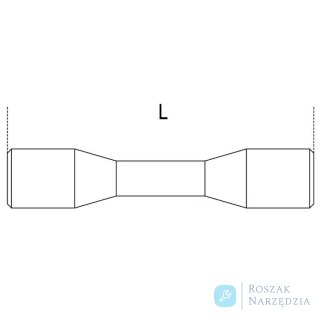 Nasadka 1/2" do odkręcania uszkodzonych śrub i nakrętek 17 mm długa, 1428L Beta