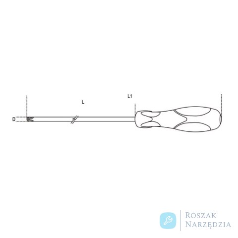 Wkrętak krzyżowy PH2x6x400 mm, 1292L Beta