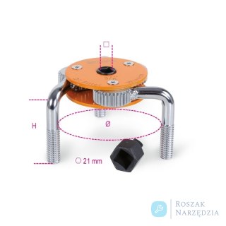 Klucz 3/8" i 1/2" samonastawny do filtrów oleju 72-127 mm, 1493H Beta