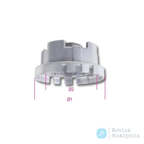 Nasadka 3/8" do filtrów oleju 4-zębna 70 mm, 1493AL/4S-70 Beta