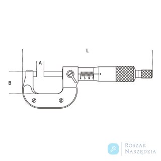 Mikrometr zewnętrzny 50-75 mm, 1658/75 Beta