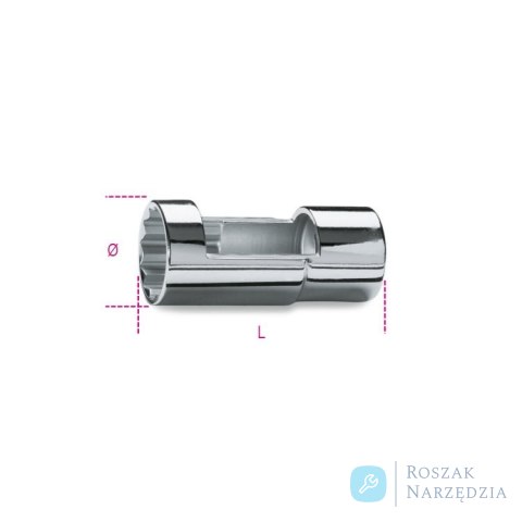 Nasadka 1/2" 12-kątna otwarta do wtryskiwaczy diesla 27mm, 960A Beta