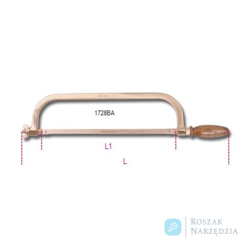 Piła ręczna nieksrząca CU-BE do metalu z brzeszczotem 500 mm, 1727BA Beta