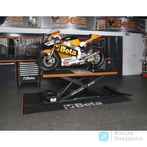 Podnośnik motocyklowy elektryczno-hydrauliczny 600 kg, pomarańczowy, 3050/O Beta
