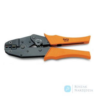 Szczypce do zaciskania izolowanych końcówek kablowych zamkniętych z regulacją nacisku 0,5-6 mm², 1608 Beta