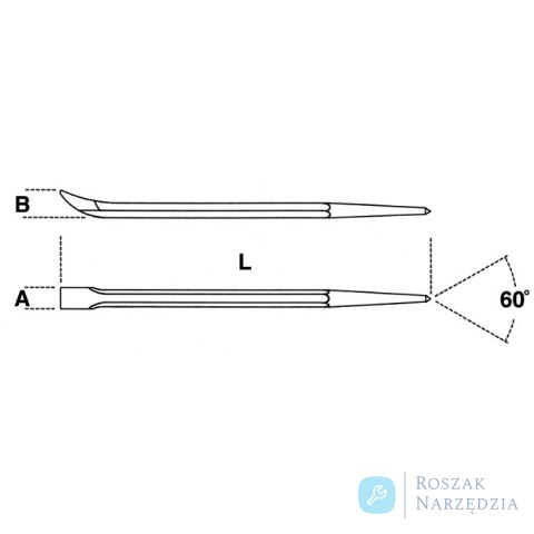 Dźwignia montażowa nieiskrząca CU-BE 800 mm, 963BA Beta