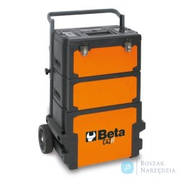 Wózek narzędziowy stalowy 3-częściowy 730x545x275 mm, pomarańczowy, 4200/C42H Beta