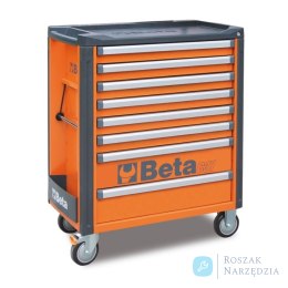 Wózek narzędziowy stalowy 8 szuflad, pomarańczowy, 3700/C37/8-O Beta