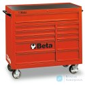 Wózek narzędziowy stalowy z 11 szufladami, czerwony, 3800/C38R Beta