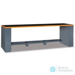Stół warsztatowy RSC55 2850x980x700 mm, szary z pomarańczowym, 5500/C55BO/2.8 Beta
