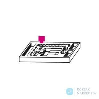 Wkład profilowany pusty do nasadek i akcesoriów 1/2", do szafki C54, 8888/CB/2 Beta