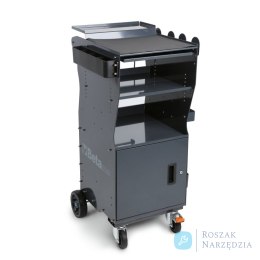 Wózek diagnostyczny wielofunkcyjny z szafką i hamulcem 435x1099x460 mm, szary, 4900/CA49G Beta