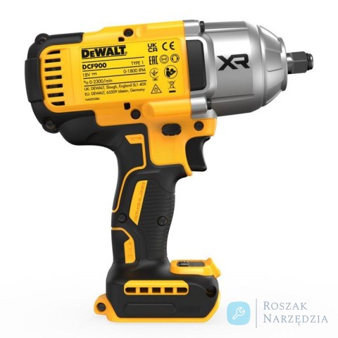 AKUMULATOROWY KLUCZ UDAROWY 1/2'' XR 18V 0*AH 1355 NM DEWALT