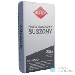 PIASEK KWARCOWY SUSZONY 25KG 0-0.5MM AIRPRESS
