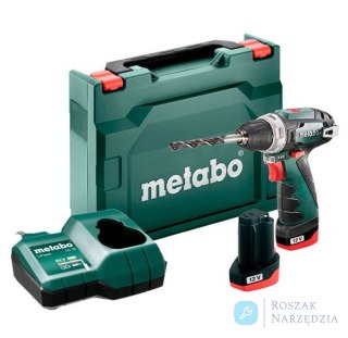 WIERTARKO-WKRĘTARKA AKUMULATOROWA 12V POWERMAXX BS 2*2.0AH METABO