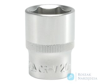 NASADKA KRÓTKA 6-KĄTNA CHROMOWANA 1/2'' 20MM YATO