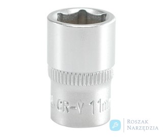 NASADKA KRÓTKA 6-KĄTNA CRV 1/4'' 11MM YATO