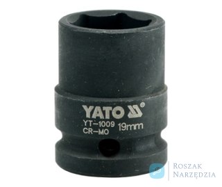 NASADKA KRÓTKA UDAROWA 6-KĄTNA 1/2'' 19MM YATO