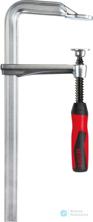 Scisk śrubowy, stalowy z rękojeścią 2-komponentową 120x60mm BESSEY