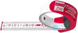 Tasma miernicza kieszonkowa BMImeter 3mx16mm,biala BMI