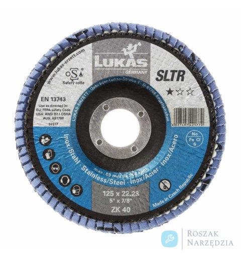 LAMELKA SLTR BASE-X GRANULACJA 40 125MM LUKAS