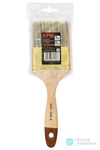 PĘDZEL ANGIELSKI PŁASKI WOOD 63MM - 2,5' EPM