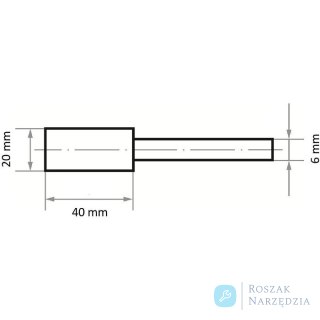 ŚCIERNICA TRZPIENIOWA EKWBR 46 O/P V7 20*40*6 LUKAS