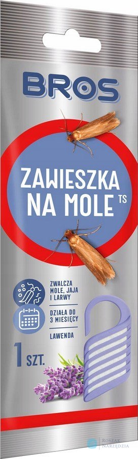 ZAWIESZKA NA MOLE LAWENDOWE. BROS