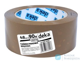 TAŚMA PAKOWA PAKITA BRĄZOWA 48MM*90M DEKA