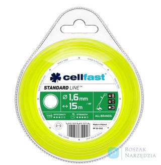 ŻYŁKA DO WYKASZARKI OKRĄGŁA 1.6MM 15M CELL-FAST