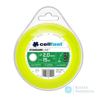 ŻYŁKA DO WYKASZARKI OKRĄGŁA 2.0MM 15M CELL-FAST